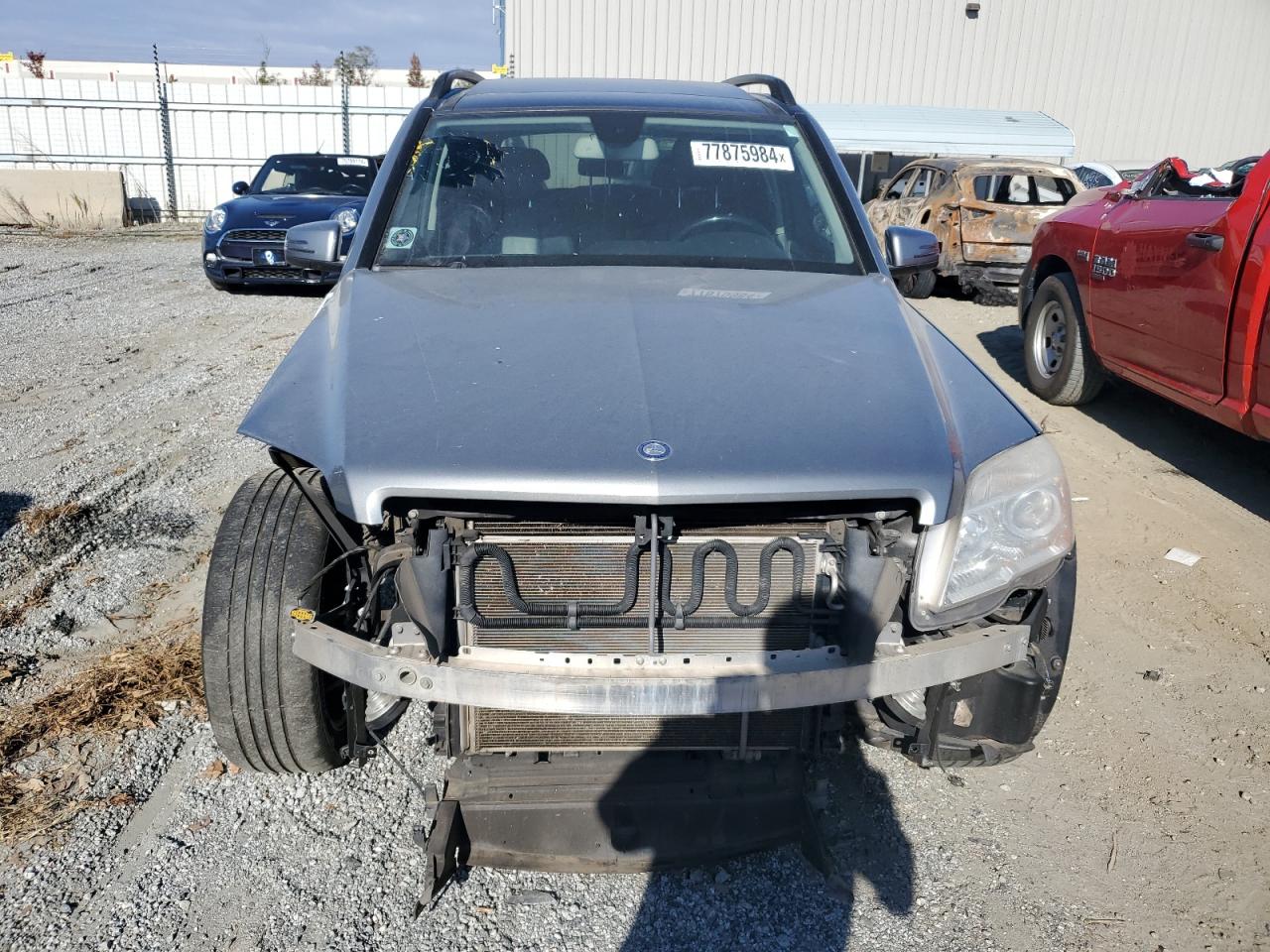 2012 Mercedes-Benz GLK-klasse VIN WDCGG8HB9CF861171 Copart auction photo, front end damage thumbnail 5