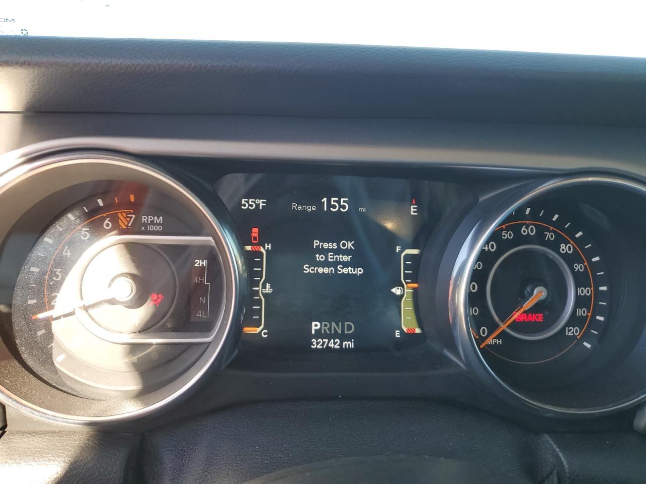 2021 Jeep Gladiator VIN 1C6HJTAG7ML524612 Copart auction photo, front end damage thumbnail 9