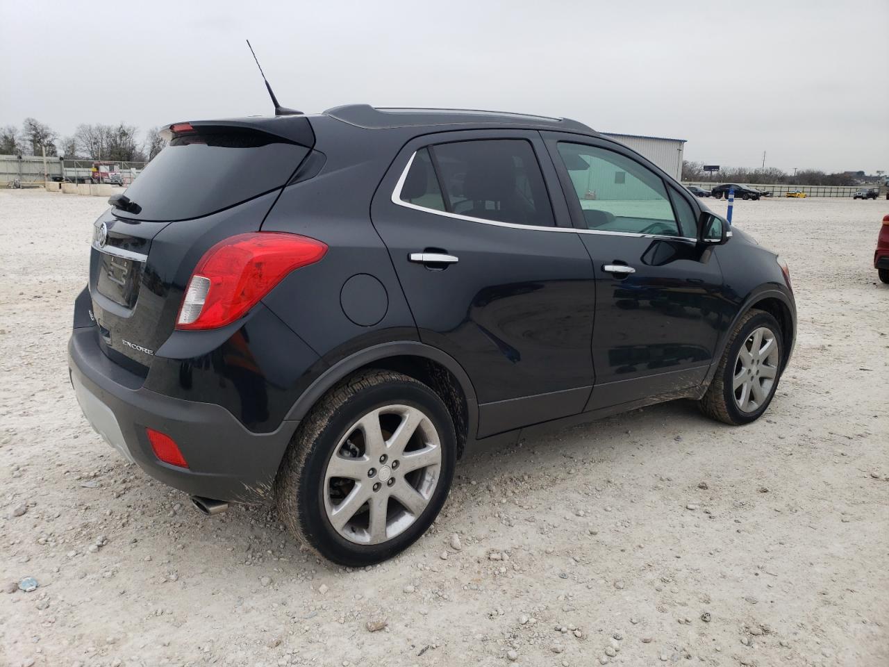 2014 Buick Encore VIN KL4CJDSB7EB686835 Copart auction photo, front end damage thumbnail 3