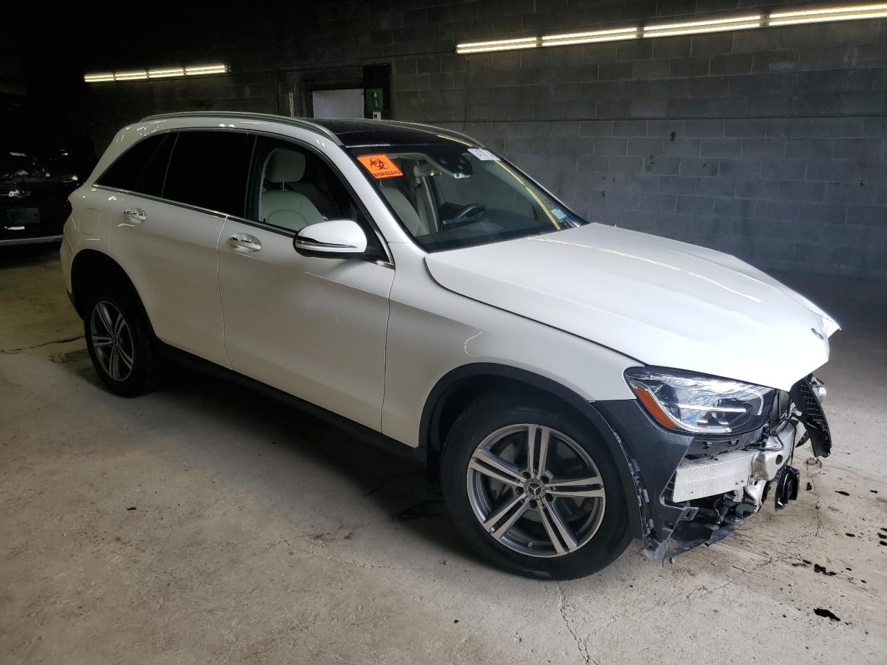 2020 Mercedes-Benz GLC VIN WDC0G8EB8LF745868 Copart auction photo, front end damage thumbnail 4