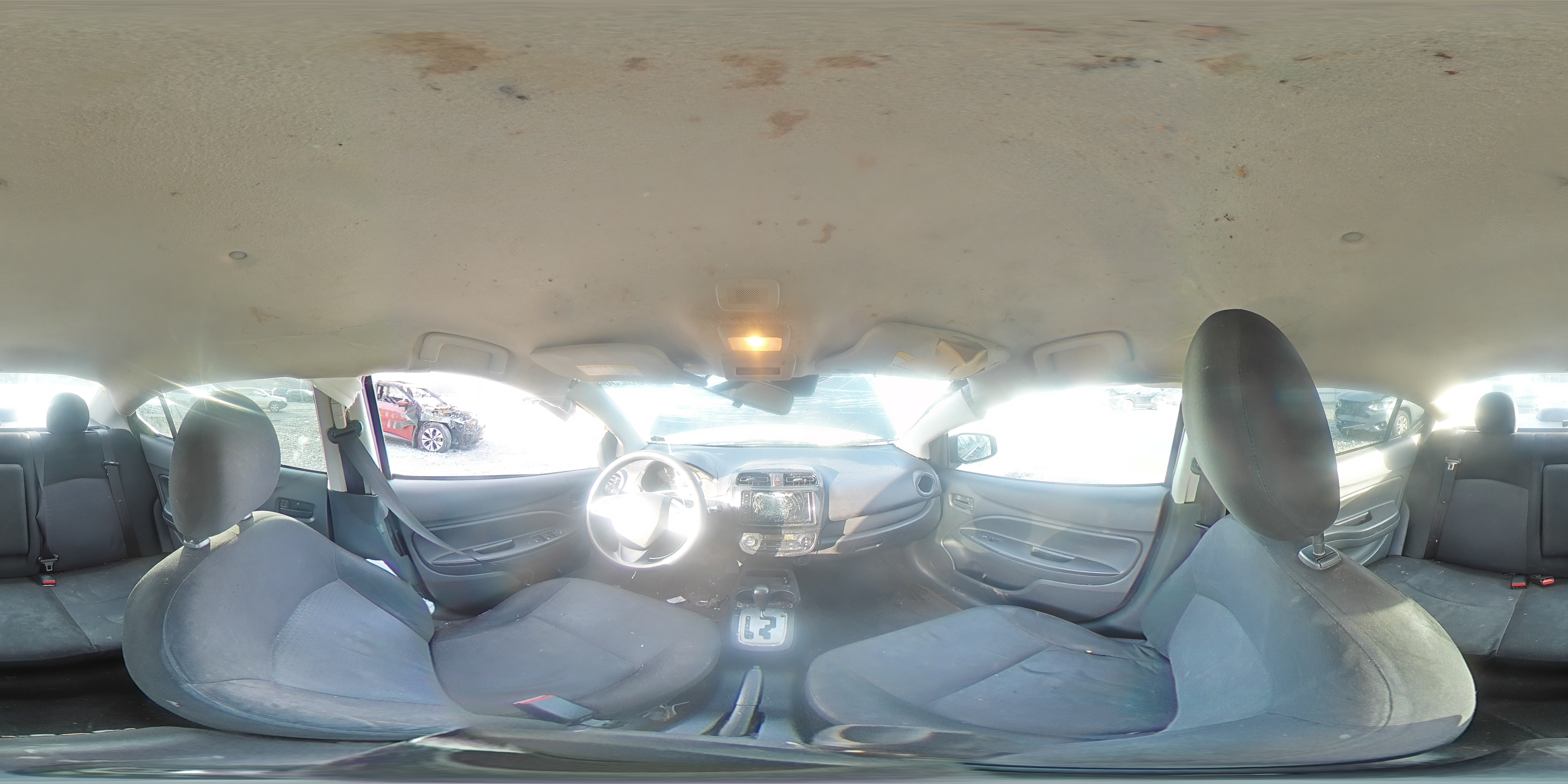 2021 Mitsubishi Mirage VIN ML32FUFJ8MHF01519 Copart auction photo, all over damage thumbnail 13