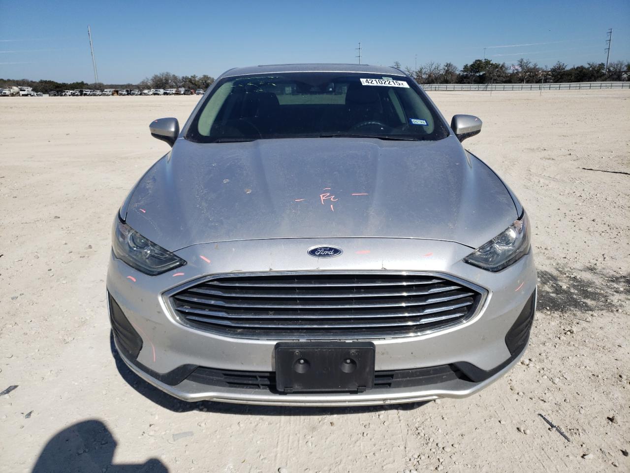 2019 Ford Fusion VIN 3FA6P0LU8KR110260 Copart auction photo, rear end damage thumbnail 5