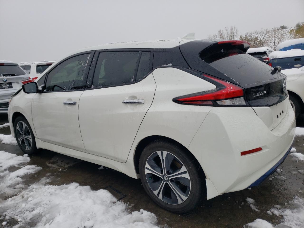 2019 Nissan Leaf VIN 1N4BZ1CPXKC321855 Copart auction photo, front end / minor dent/scratches damage thumbnail 2