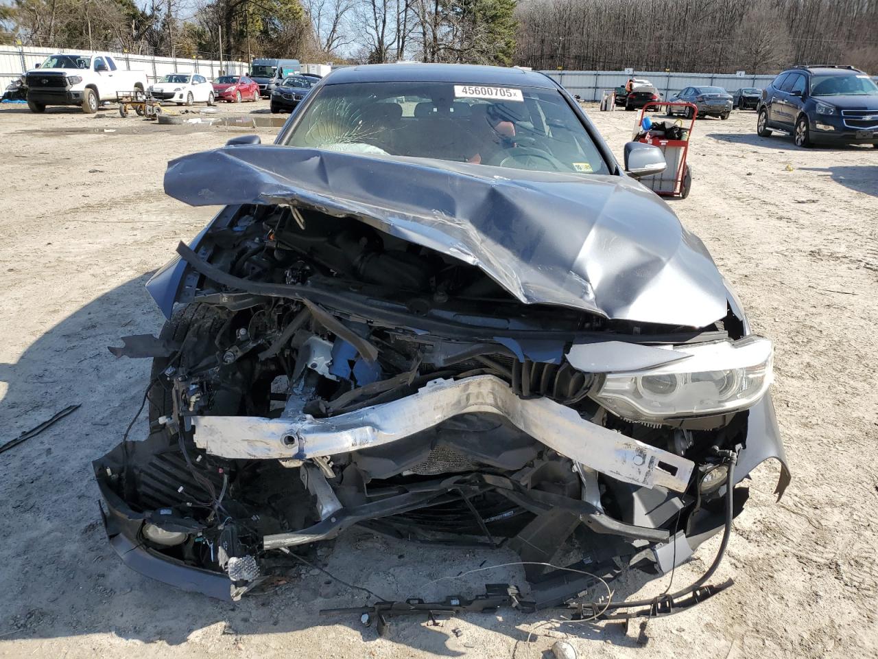 2017 BMW 4er VIN WBA4F9C35HG812971 Copart auction photo, front end damage thumbnail 5