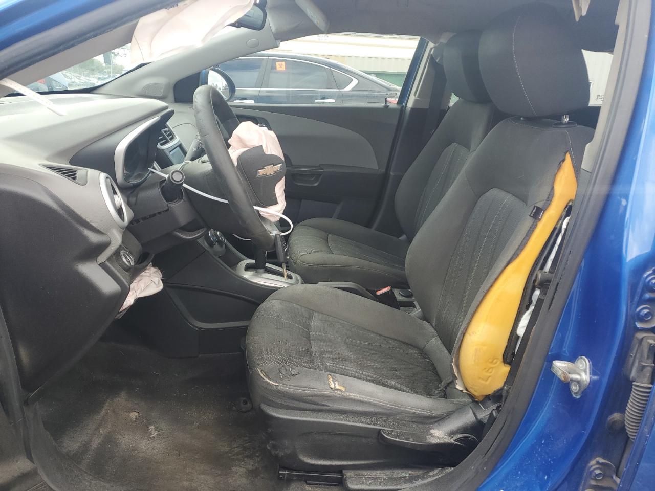 2017 Chevrolet Sonic VIN 1G1JD5SHXH4102556 Copart auction photo, side / front end damage thumbnail 7