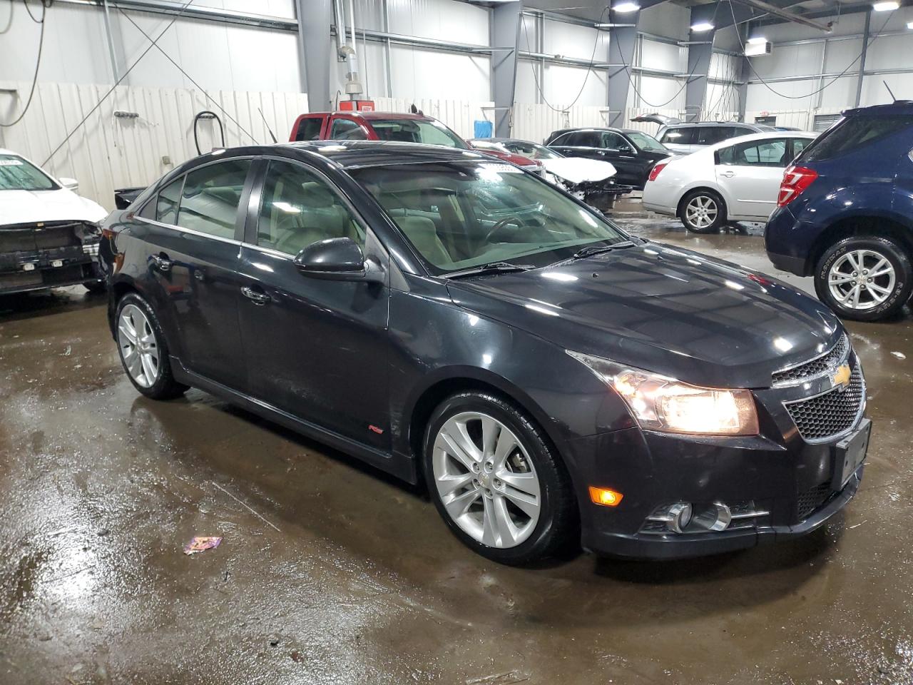 2012 Chevrolet Cruze VIN 1G1PH5SC0C7343603 Copart auction photo, rear end damage thumbnail 4