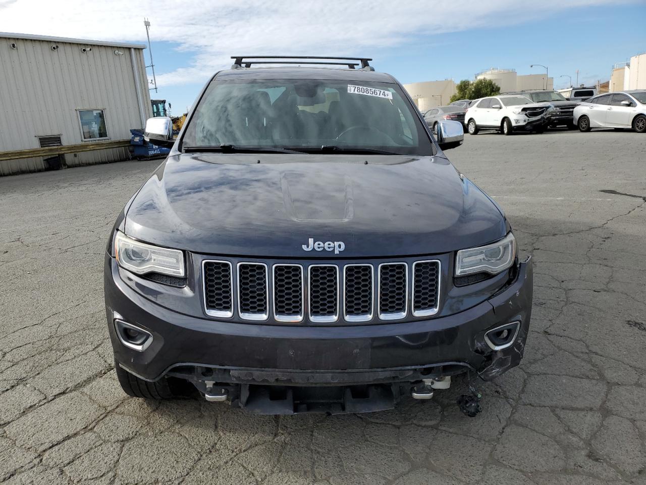 2014 Jeep Grand Cherokee VIN 1C4RJFCG8EC149715 Copart auction photo, front end damage thumbnail 5