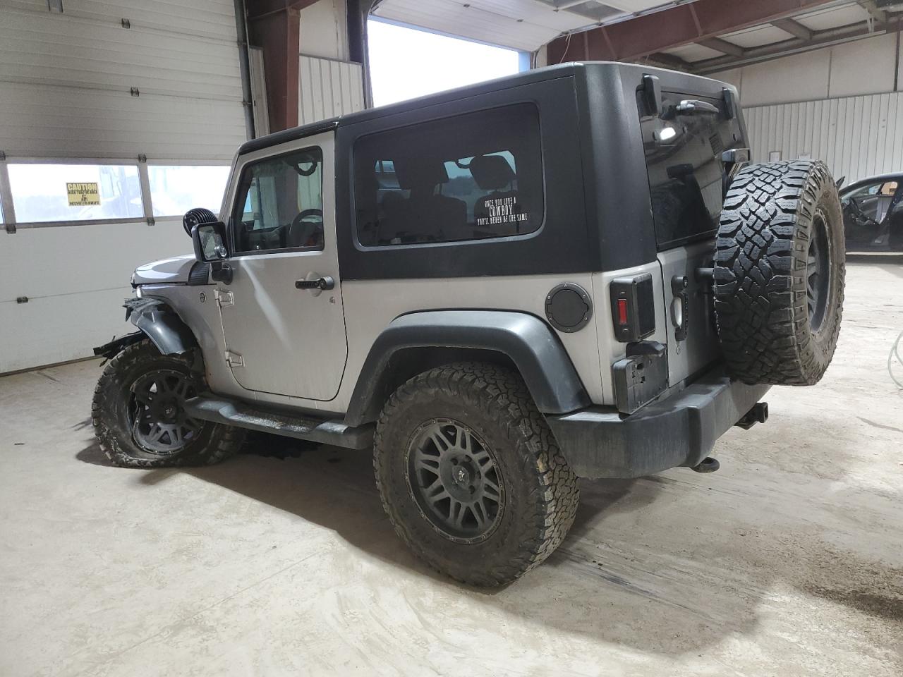 2009 Jeep Wrangler VIN 1J4FA24149L767555 Copart auction photo, front end damage thumbnail 2