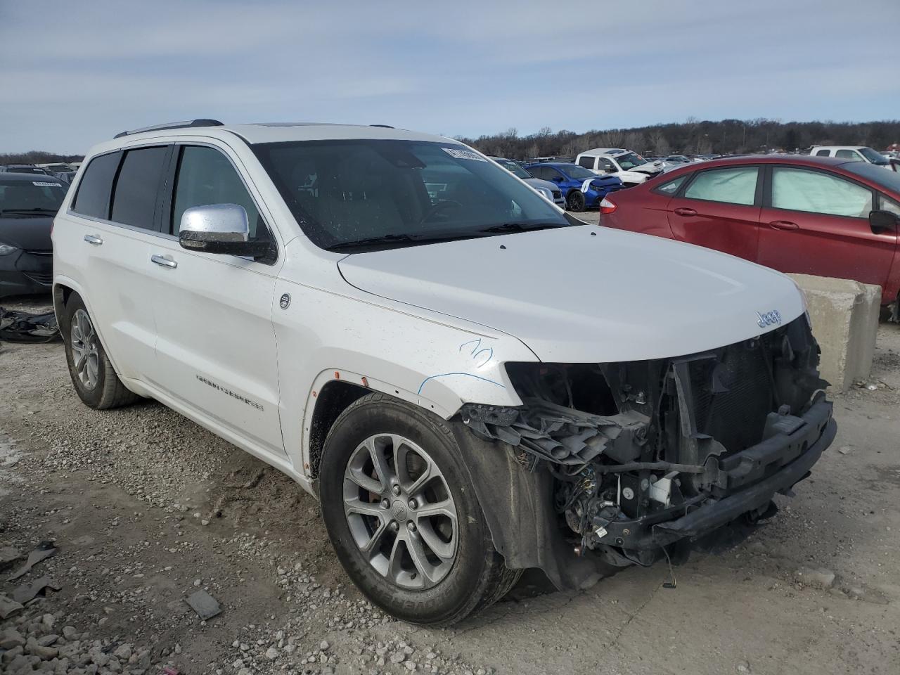 2016 Jeep Grand Cherokee VIN 1C4RJFCGXGC495784 Copart auction photo, front end damage thumbnail 4