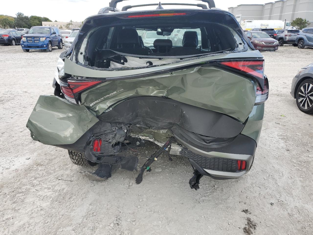 2024 KIA Sportage VIN 5XYK7CDF5RG231357 Copart auction photo, rear end / front end damage thumbnail 6