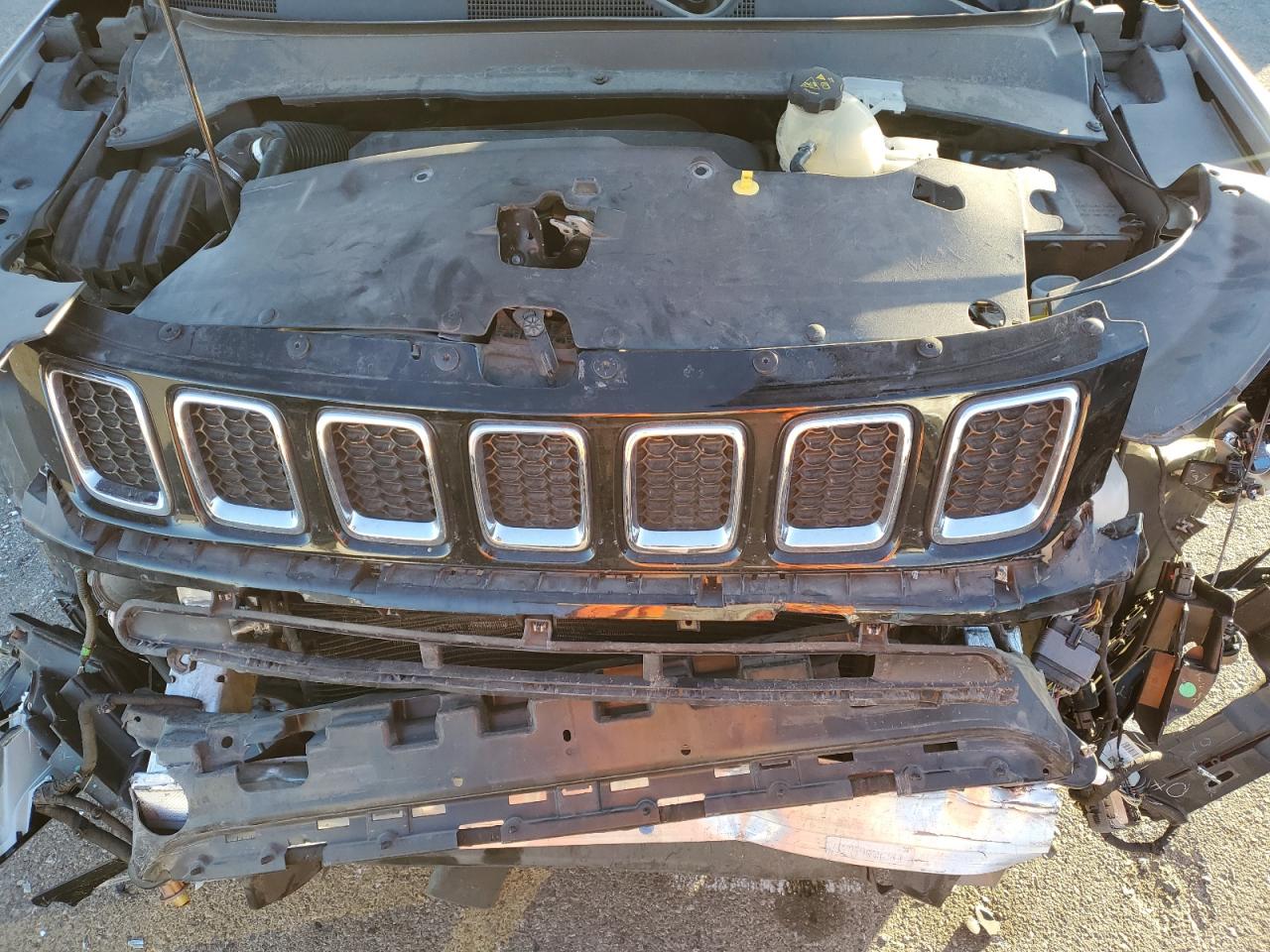 2018 Jeep Compass VIN 3C4NJCABXJT123801 Copart auction photo, front end damage thumbnail 12