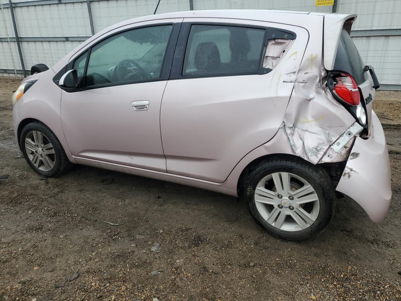2013 Chevrolet Spark VIN KL8CD6S96DC568685 Copart auction photo, rear end / side damage thumbnail 2