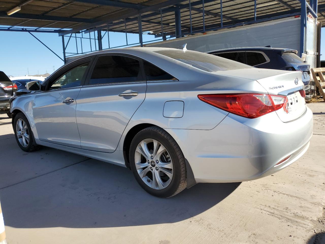 2011 Hyundai Sonata VIN 5NPEC4AC7BH150397 Copart auction photo, front end / side damage thumbnail 2