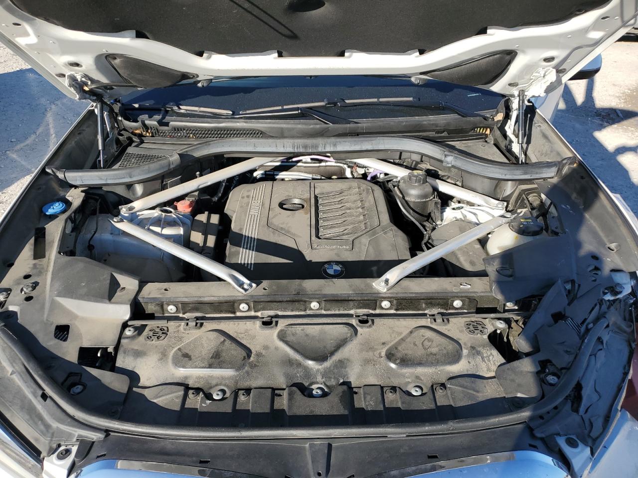 2021 BMW X5 VIN 5UXCR6C0XM9F24745 Copart auction photo, front end / undercarriage damage thumbnail 14