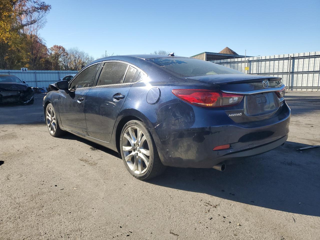 2015 Mazda 6 VIN JM1GJ1W53F1182395 Copart auction photo, front end damage thumbnail 2