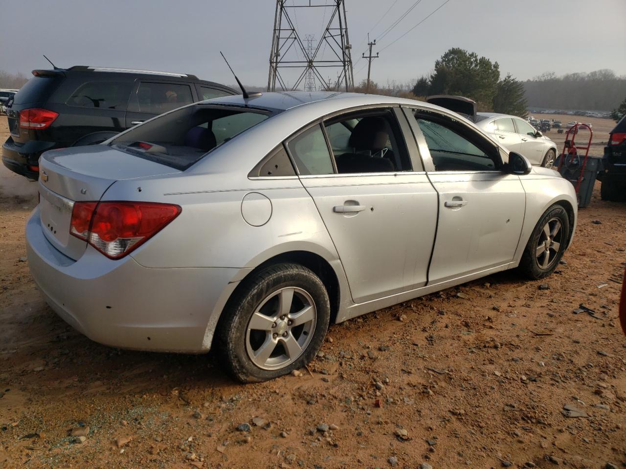 2014 Chevrolet Cruze VIN 1G1PC5SB9E7447970 Copart auction photo, vandalism damage thumbnail 3