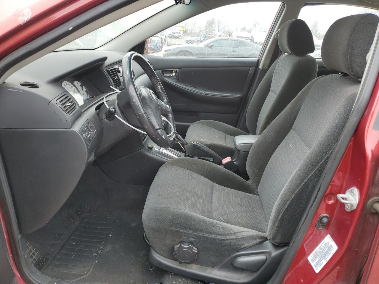 2004 Toyota Corolla VIN 2T1BR32E94C197058 Copart auction photo, front end / side damage thumbnail 7