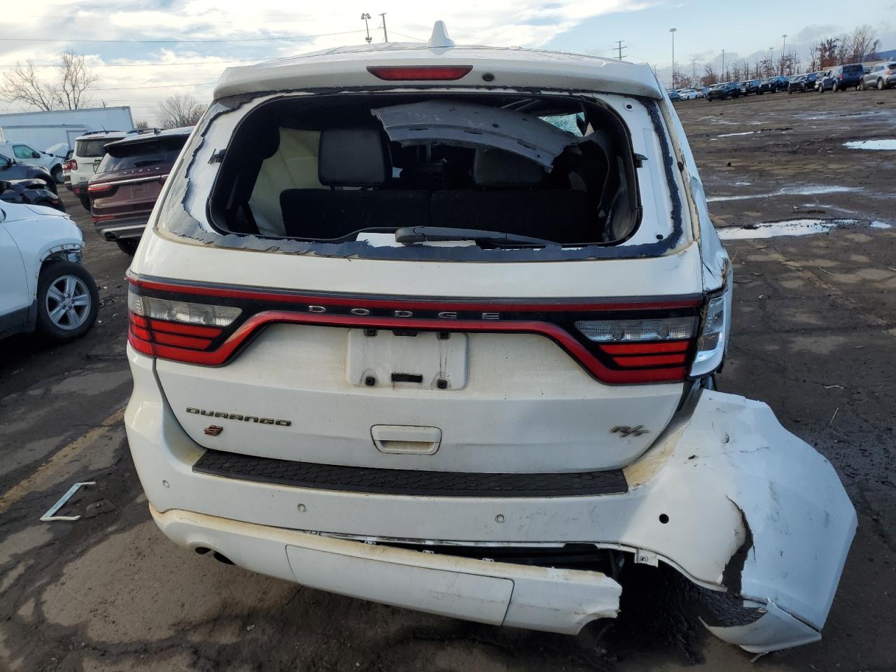 2019 Dodge Durango VIN 1C4SDJCT7KC821350 Copart auction photo, all over damage thumbnail 6
