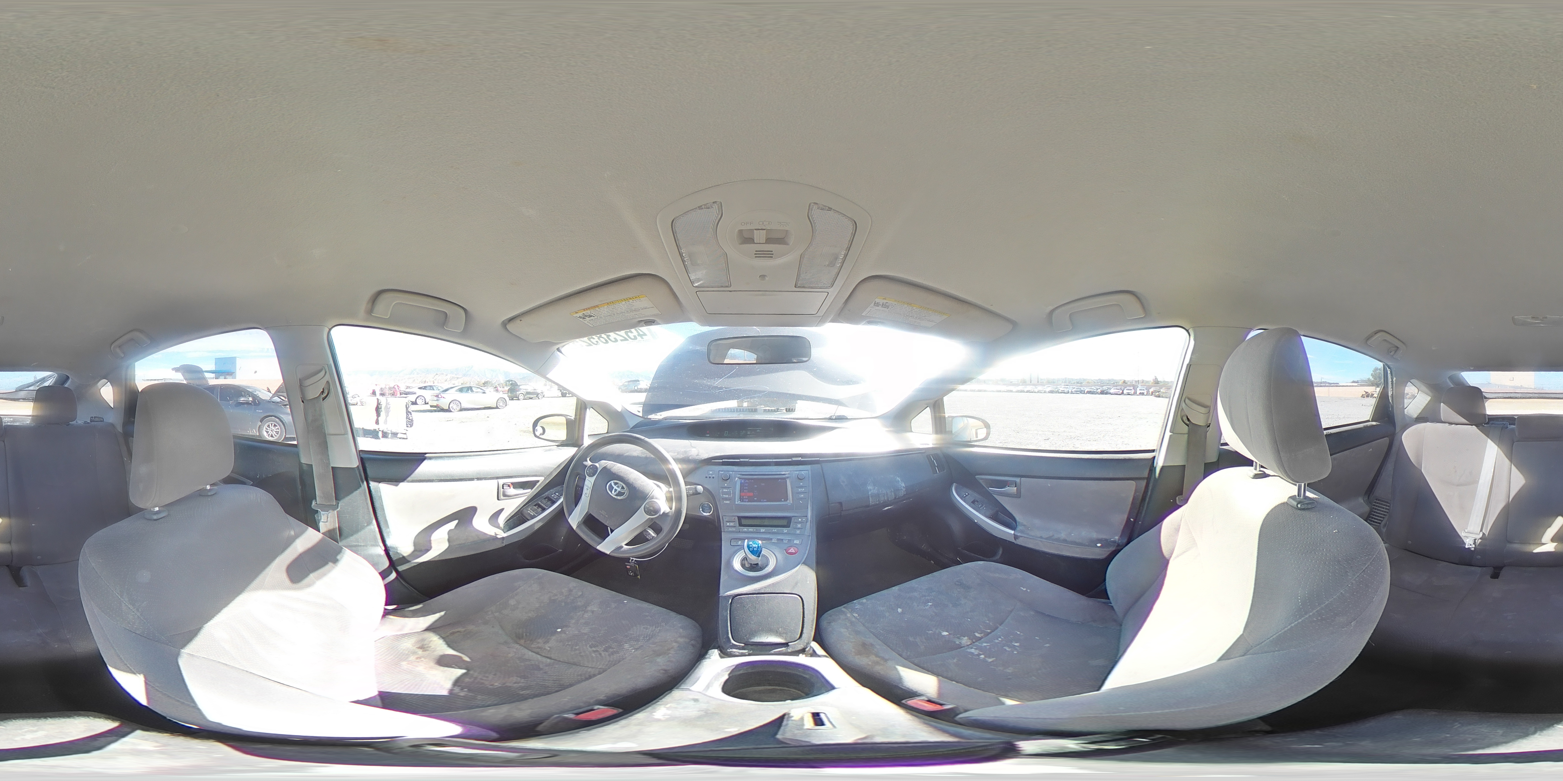 2015 Toyota Prius VIN JTDKN3DU3F0412107 Copart auction photo, front end / rear end damage thumbnail 12