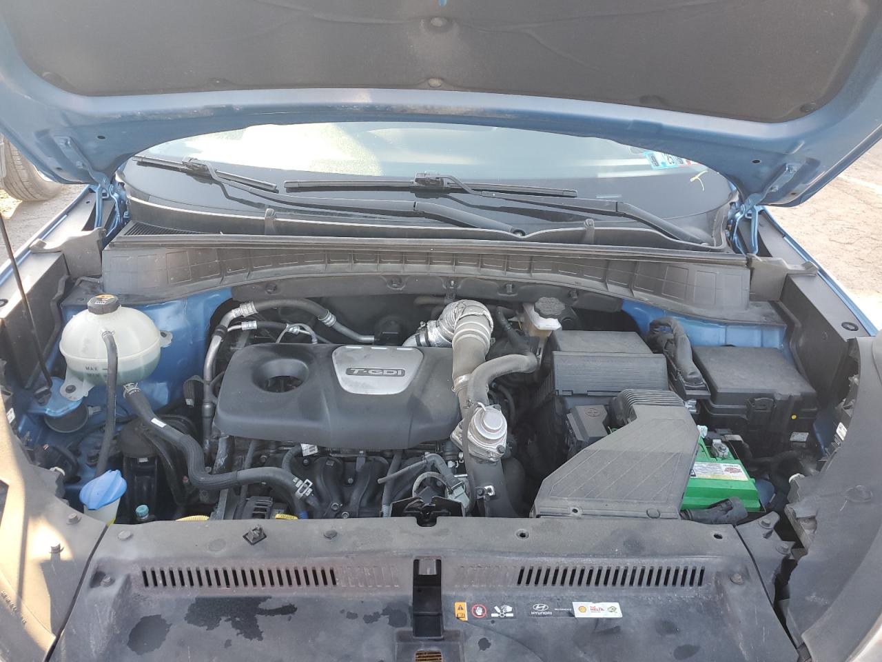 2017 Hyundai Tucson VIN KM8J3CA26HU462012 Copart auction photo, rear end / front end damage thumbnail 12