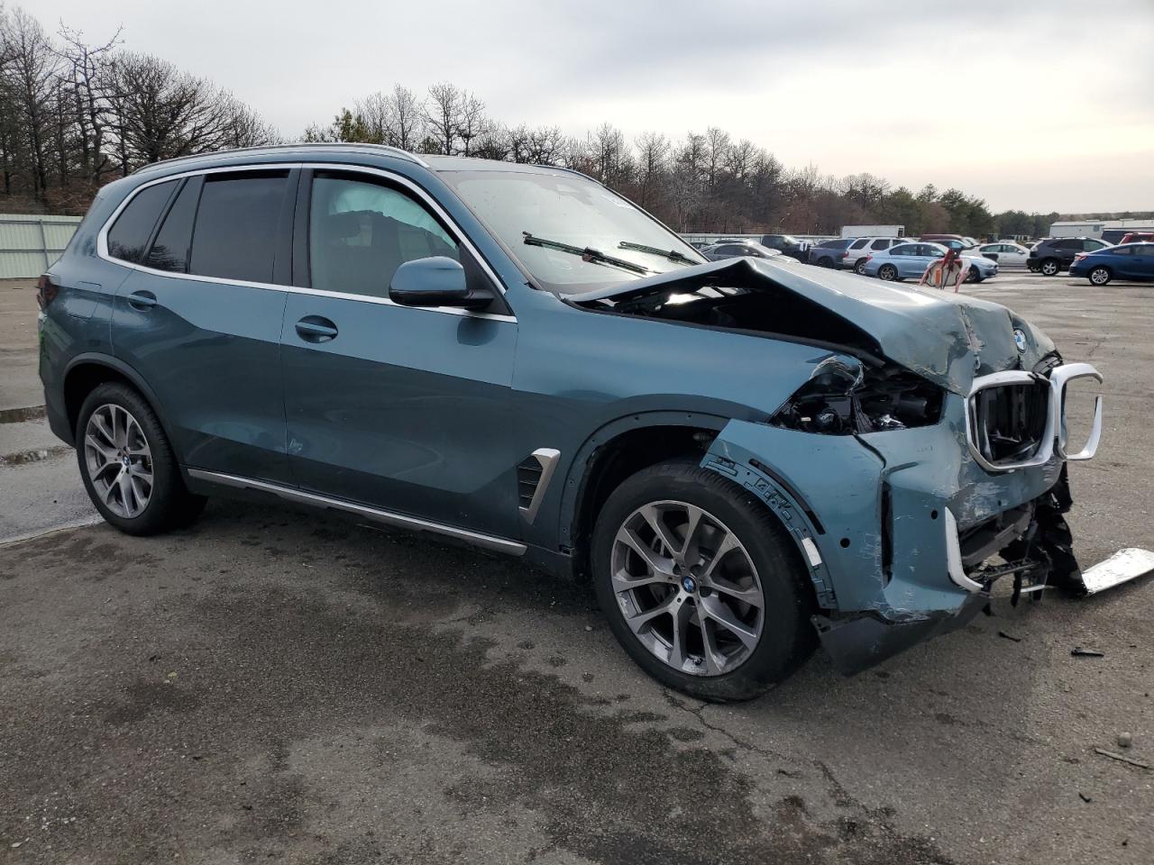 2024 BMW X5 VIN 5UX23EU02R9S51620 Copart auction photo, front end / side damage thumbnail 4