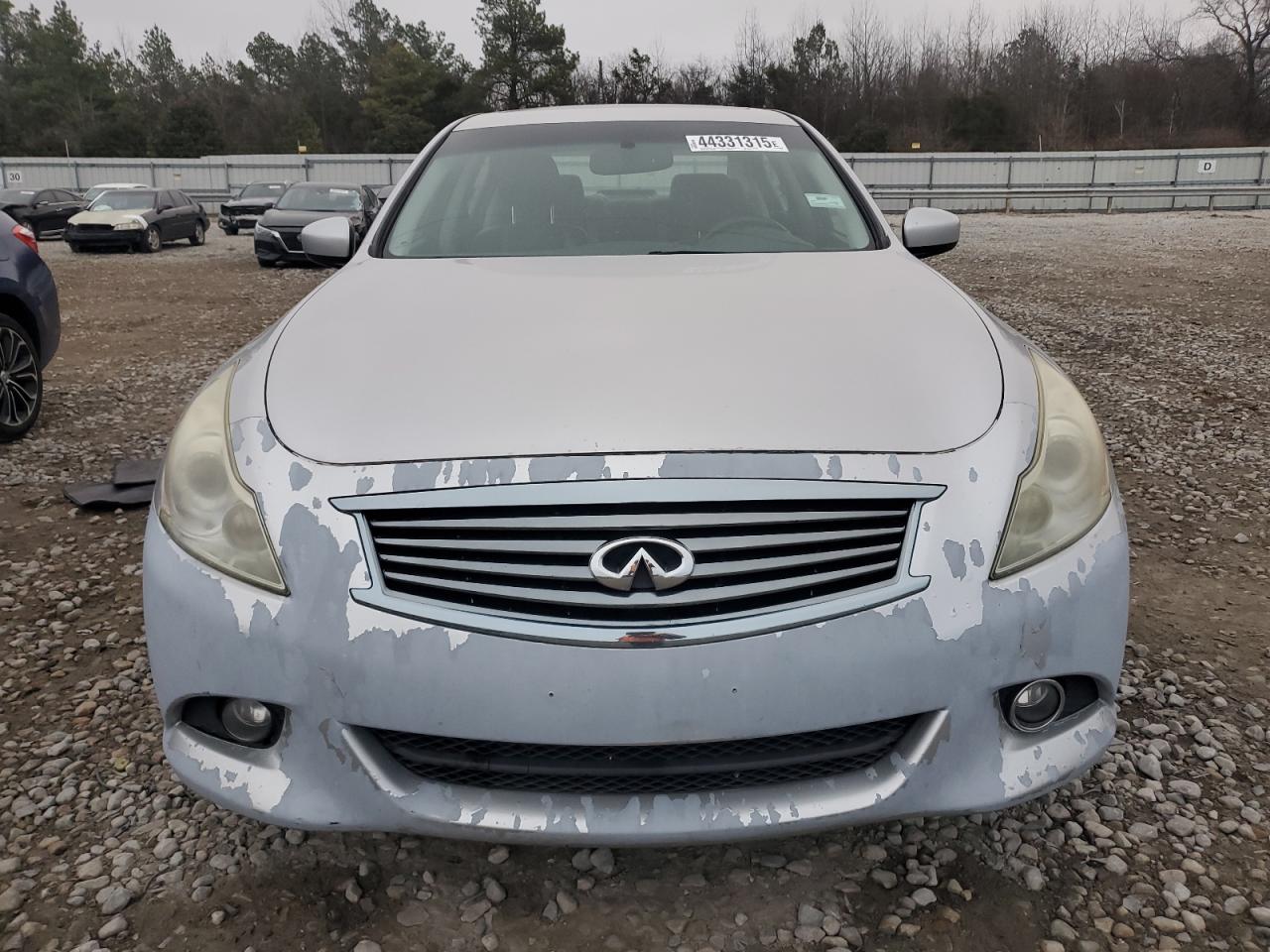 2011 Infiniti G VIN JN1DV6AR4BM654324 Copart auction photo, rear end damage thumbnail 5