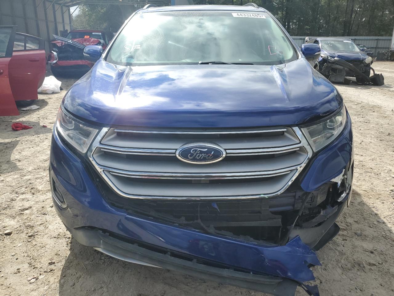 2015 Ford Edge VIN 2FMPK3J85FBB89570 Copart auction photo, front end damage thumbnail 5