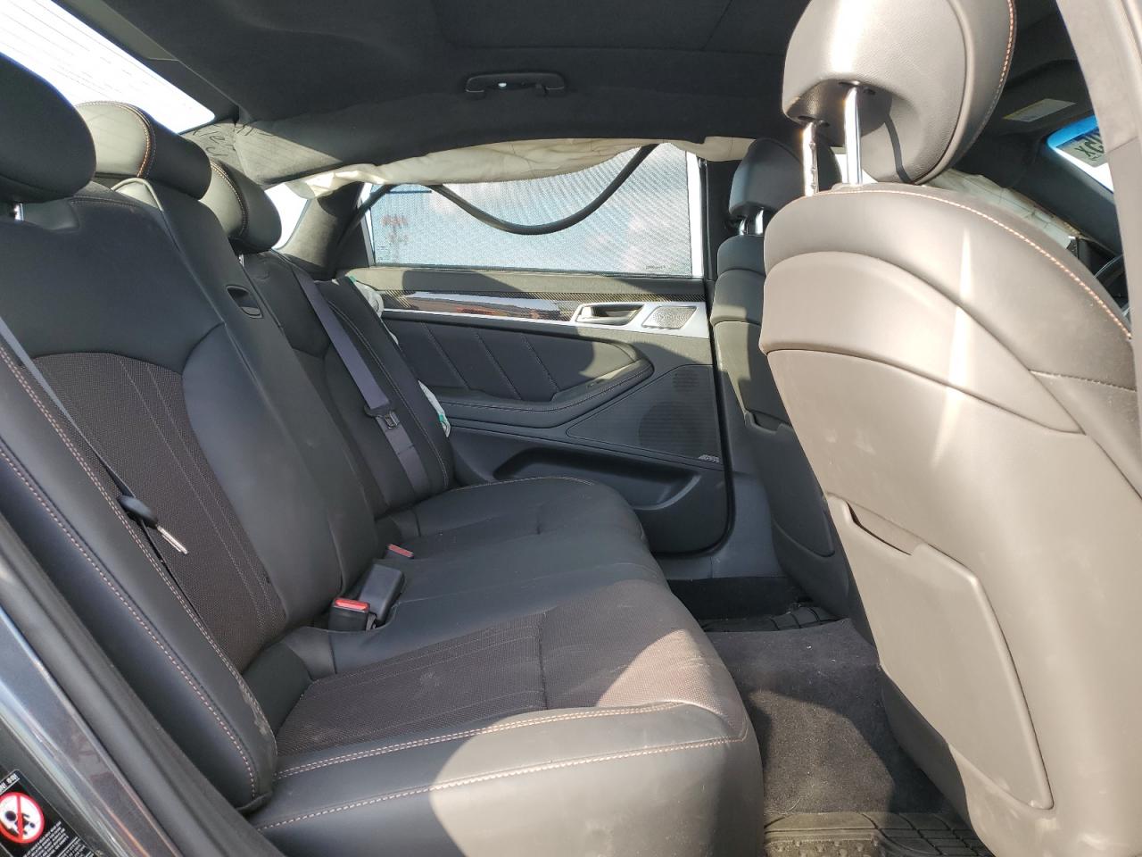 2019 Genesis G80 VIN KMHGN4JB6KU290601 Copart auction photo, all over damage thumbnail 11
