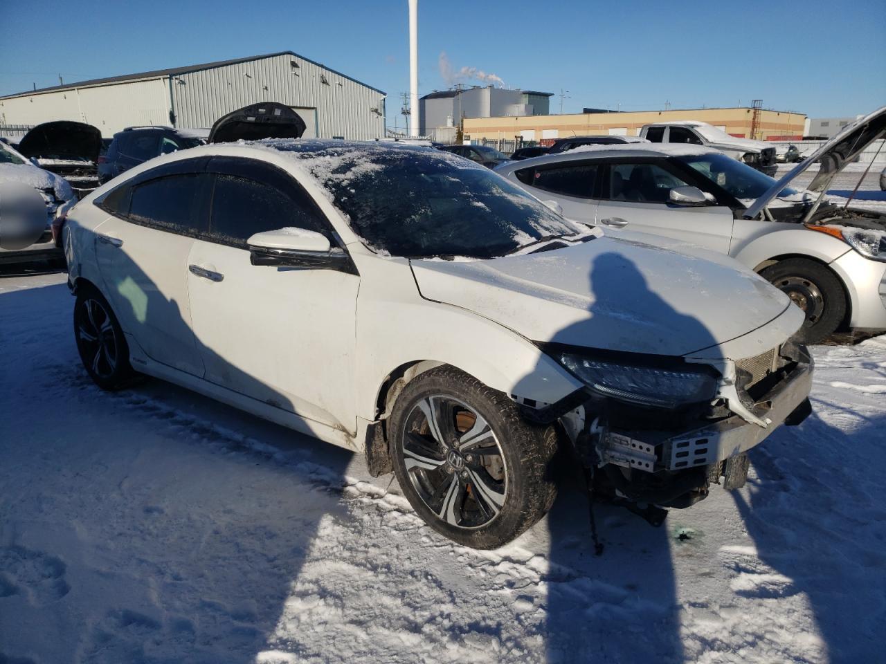 2016 Honda Civic VIN 2HGFC1F97GH108006 Copart auction photo, front end / rear end damage thumbnail 4