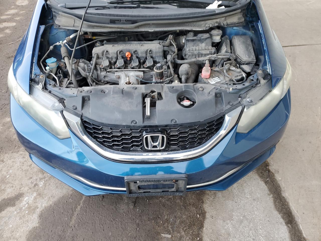 2015 Honda Civic VIN 19XFB2F82FE005715 Copart auction photo, side damage thumbnail 11