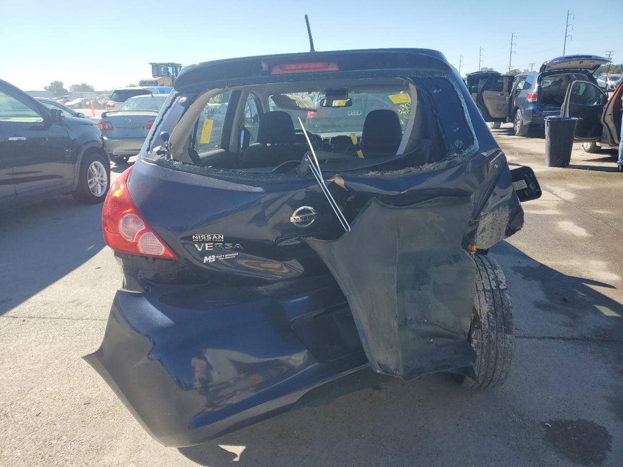 2012 Nissan Versa VIN 3N1BC1CP4CK803232 Copart auction photo, rear end damage thumbnail 6