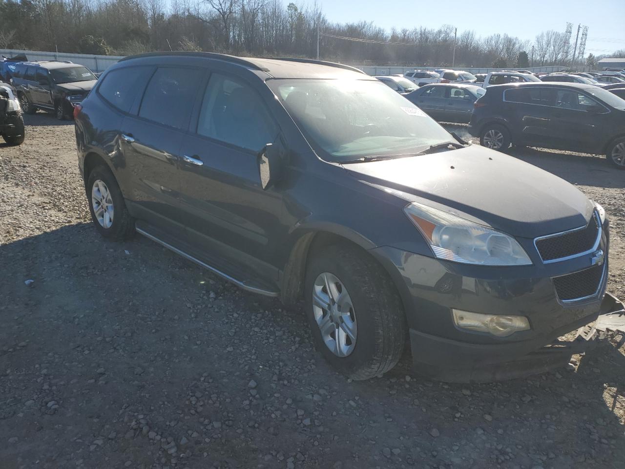 2011 Chevrolet Traverse VIN 1GNKRFED2BJ258232 Copart auction photo, front end damage thumbnail 4