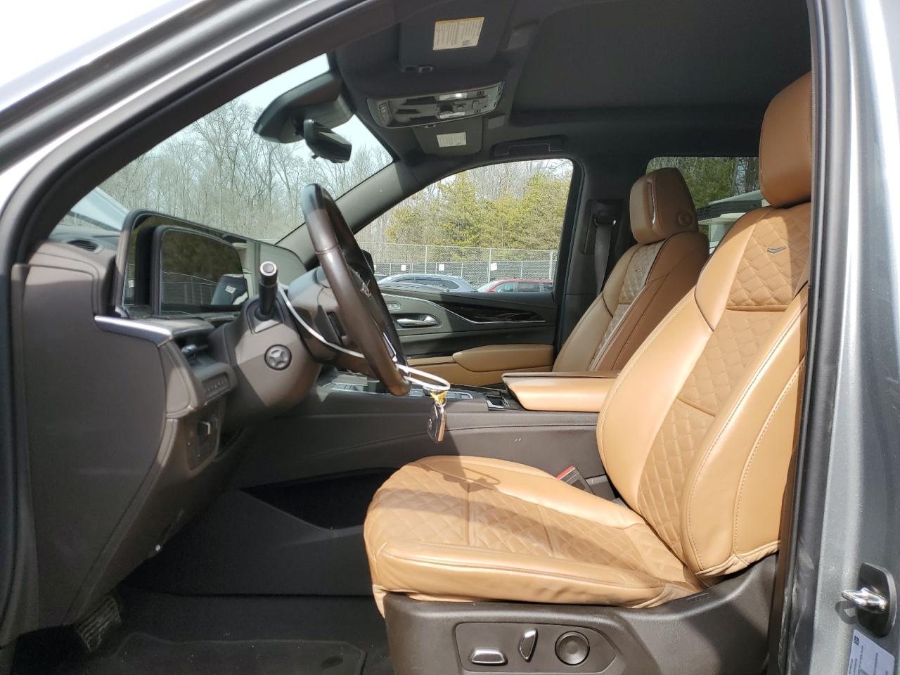 2023 Cadillac Escalade VIN 1GYS4FKL4PR168750 Copart auction photo, front end damage thumbnail 7