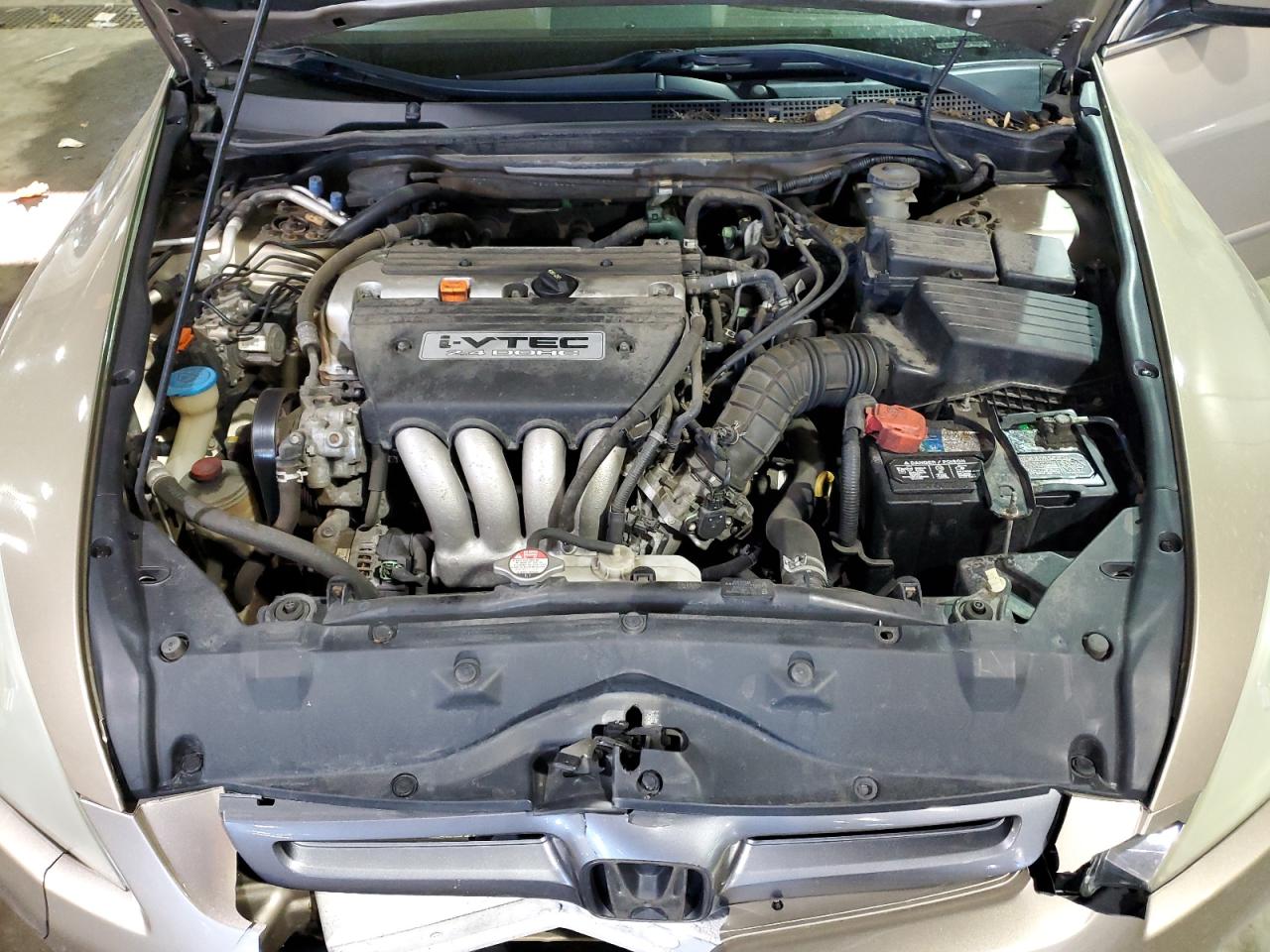 2004 Honda Accord VIN 1HGCM56824A087316 Copart auction photo, front end / mechanical damage thumbnail 11
