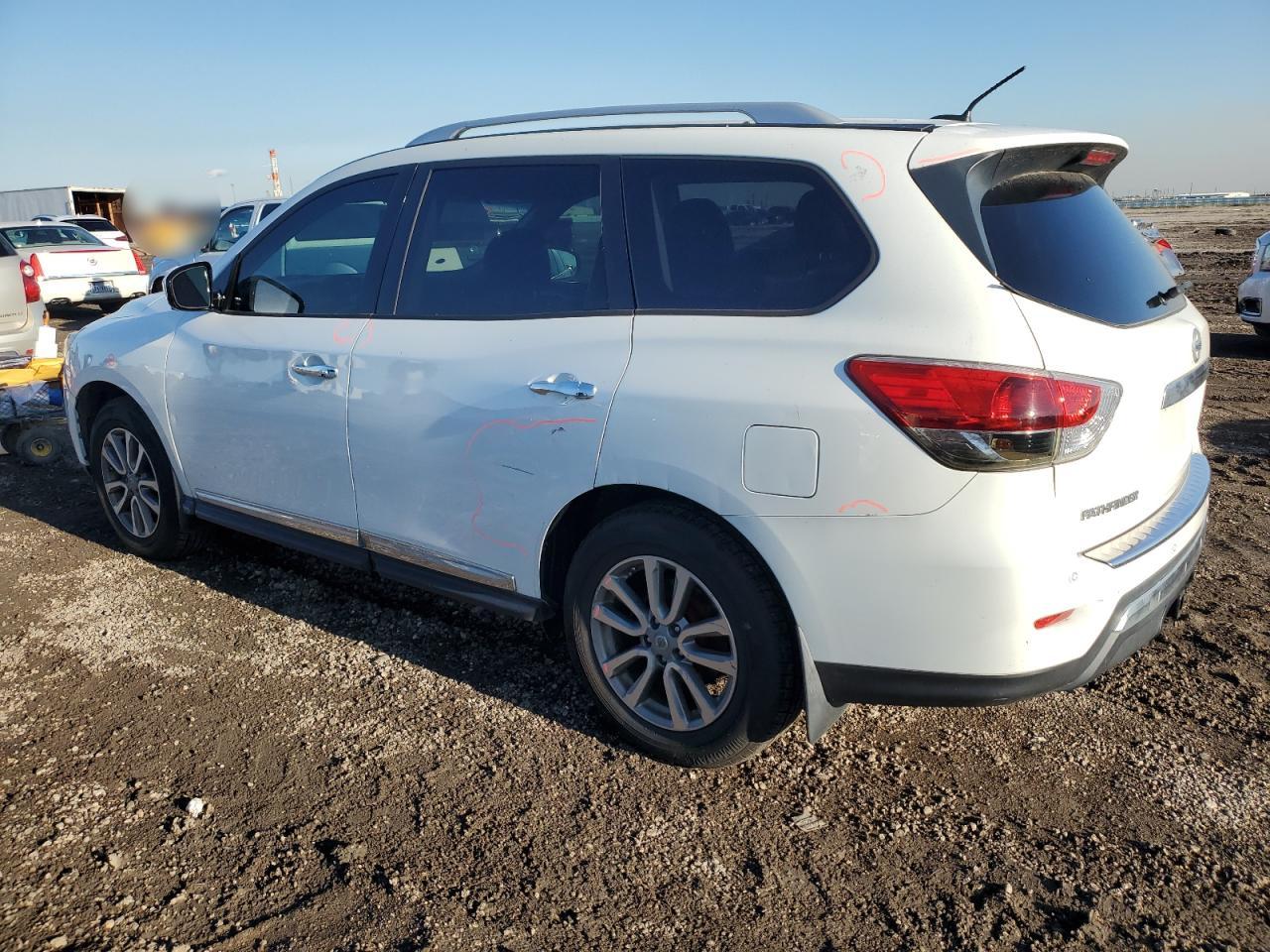 2015 Nissan Pathfinder VIN 5N1AR2MN0FC650803 Copart auction photo, front end / side damage thumbnail 2