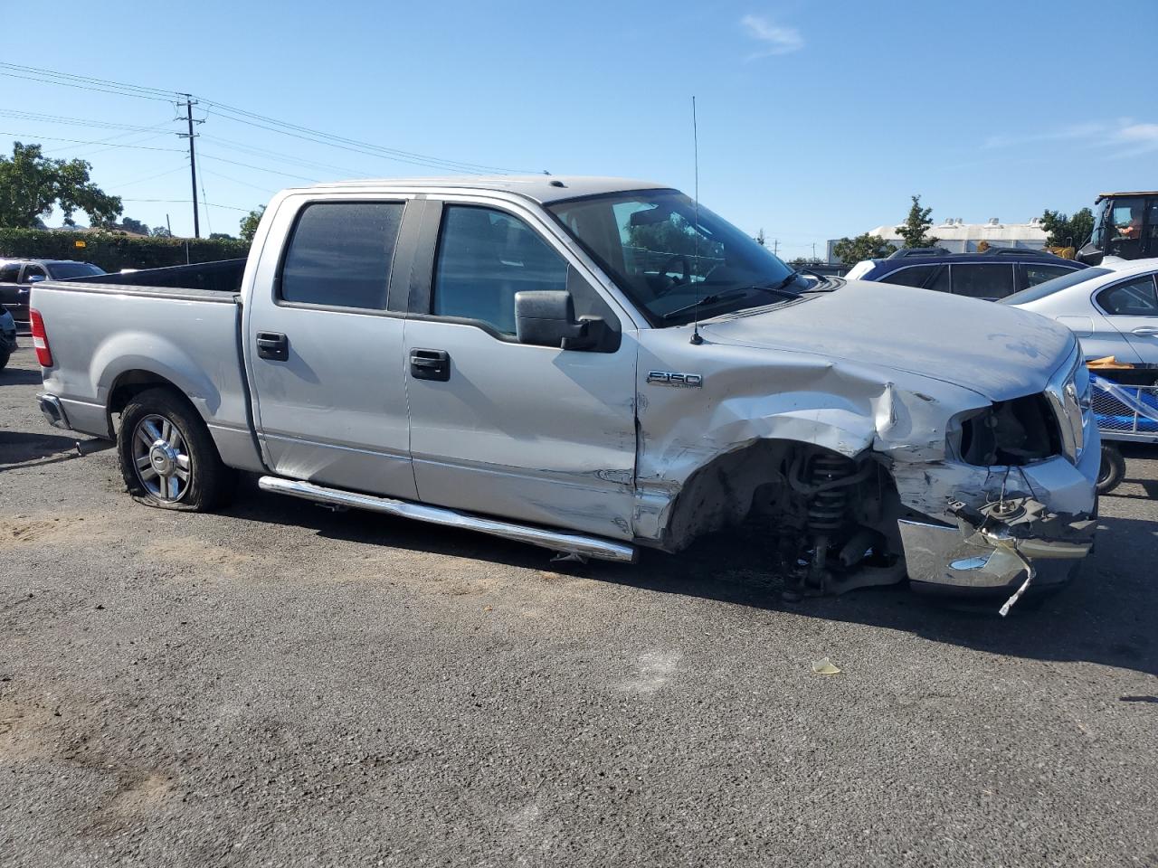 2008 Ford F-150 VIN 1FTRW12W78FA46110 Copart auction photo, front end / undercarriage damage thumbnail 4