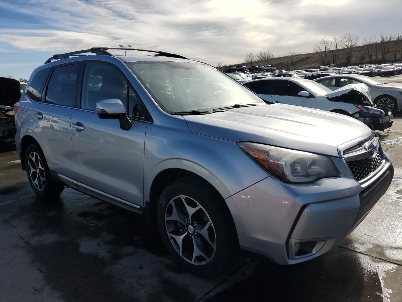 2015 Subaru Forester VIN JF2SJGUC3FH417420 Copart auction photo, hail / front end damage thumbnail 4