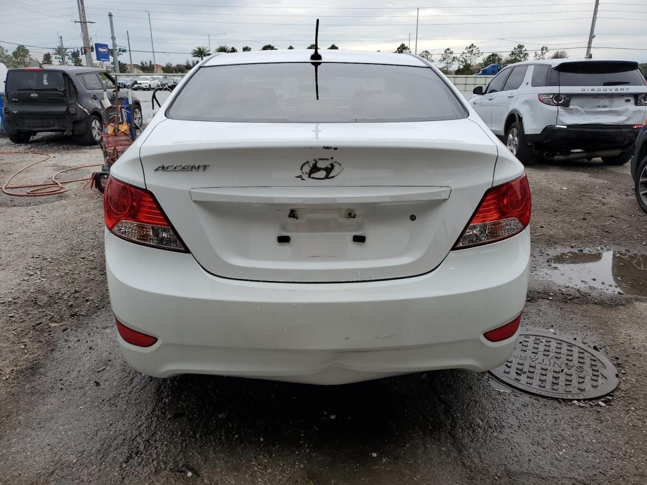 2014 Hyundai Accent VIN KMHCT4AE3EU715940 Copart auction photo, front end damage thumbnail 6