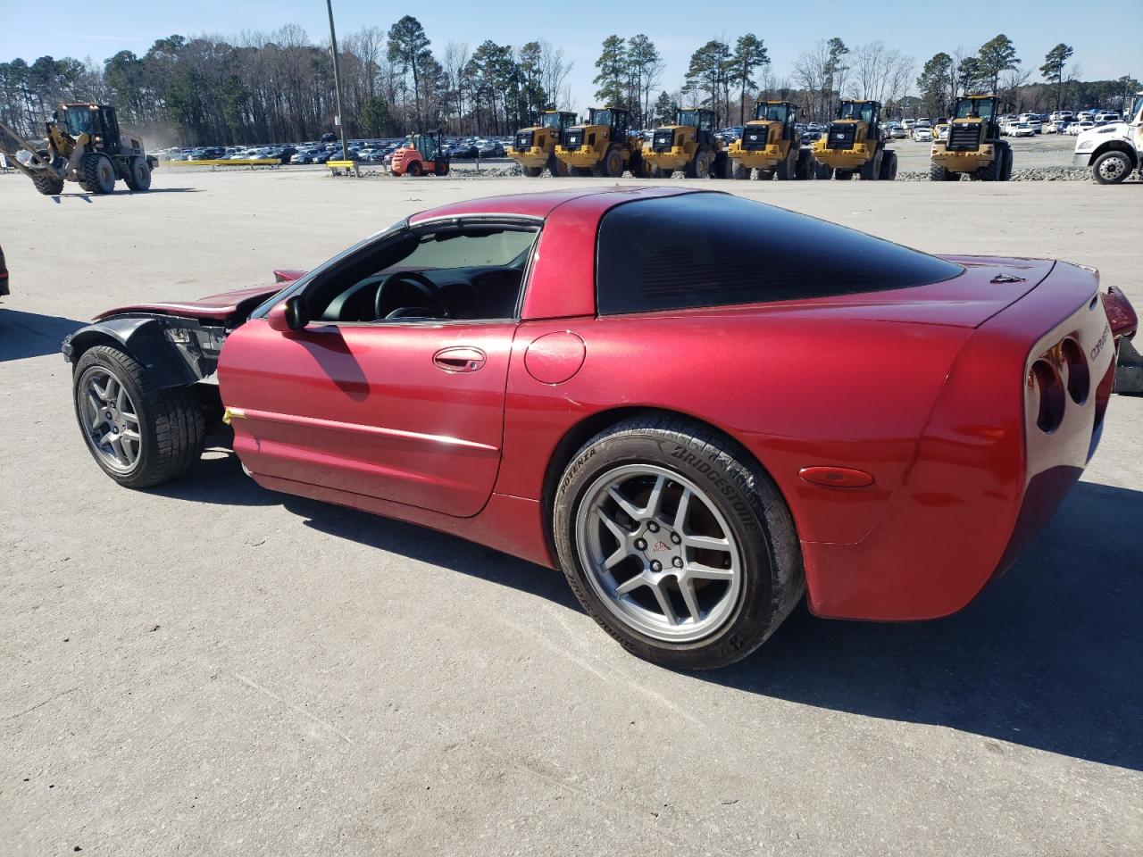 2004 Chevrolet Corvette VIN 1G1YY22G445128857 Copart auction photo, front end / side damage thumbnail 2