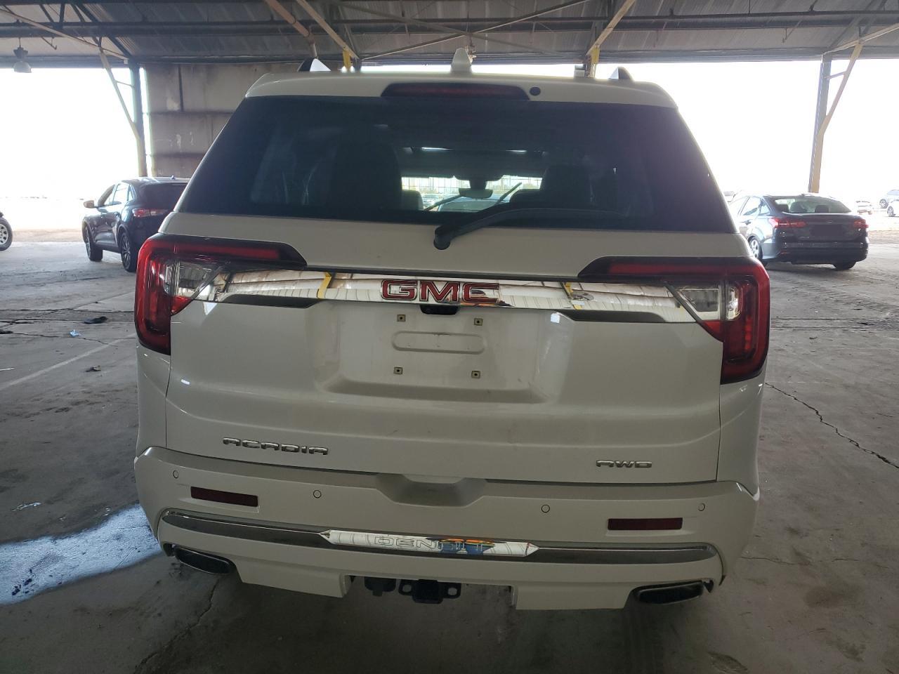 2021 GMC Acadia VIN 1GKKNXLS8MZ220640 Copart auction photo, all over damage thumbnail 6