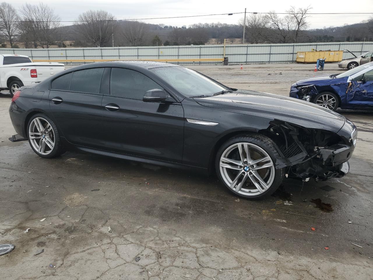 2016 BMW 6er VIN WBA6D4C56GD977205 Copart auction photo, front end damage thumbnail 4