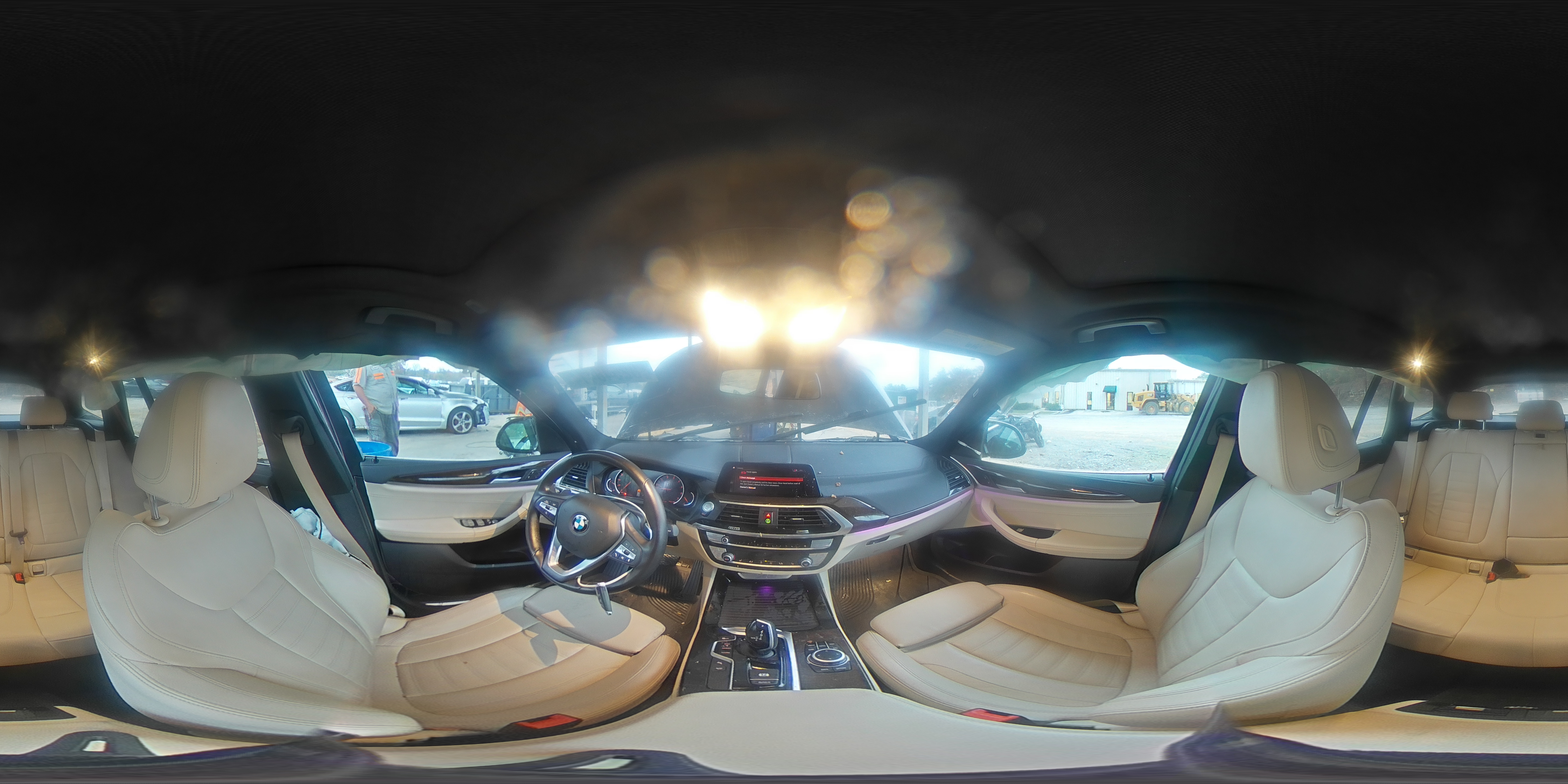 2020 BMW X3 VIN 5UXTY3C05L9C23395 Copart auction photo, front end / side damage thumbnail 12