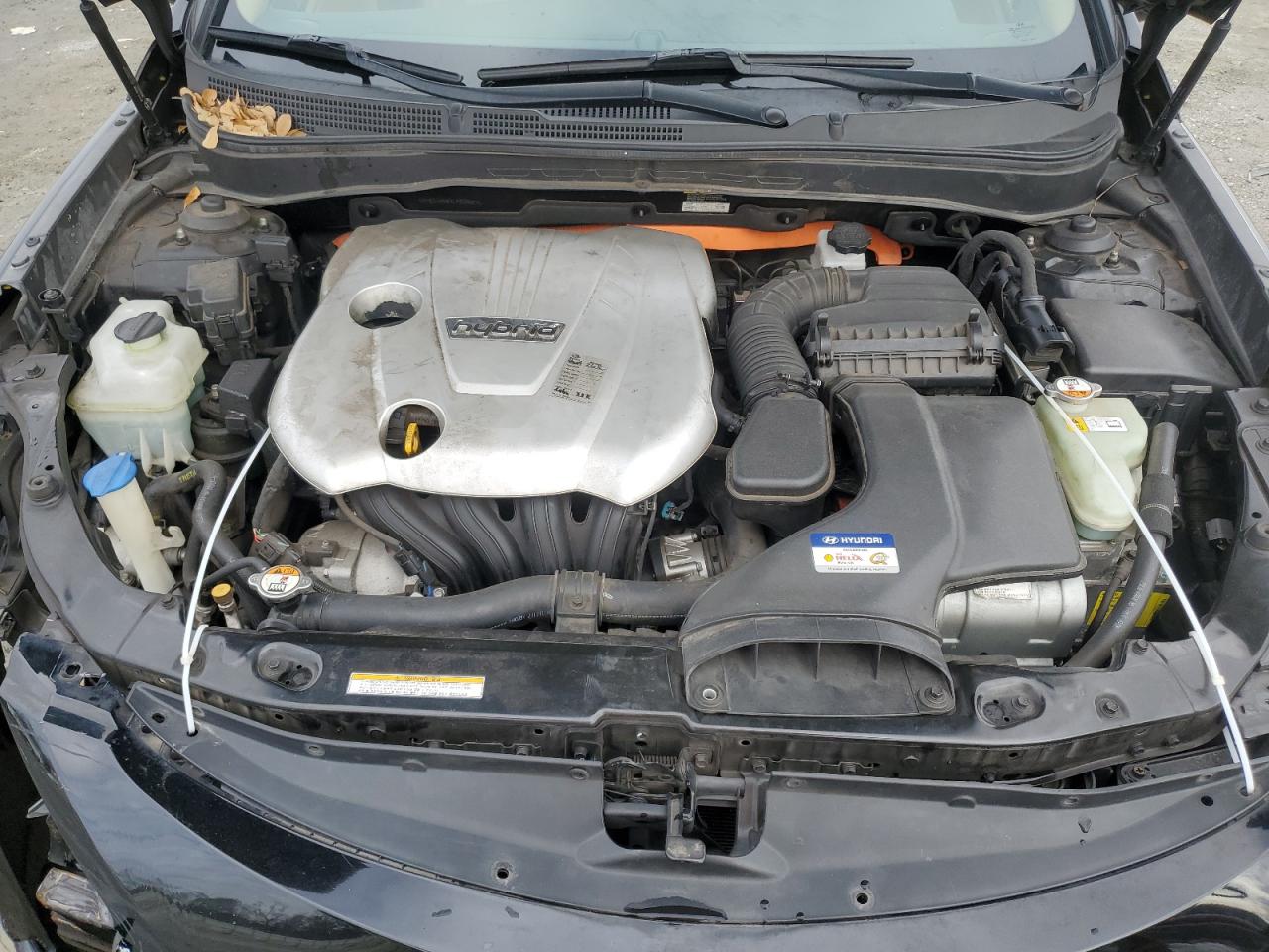 2012 Hyundai Sonata VIN KMHEC4A49CA020876 Copart auction photo, front end damage thumbnail 11