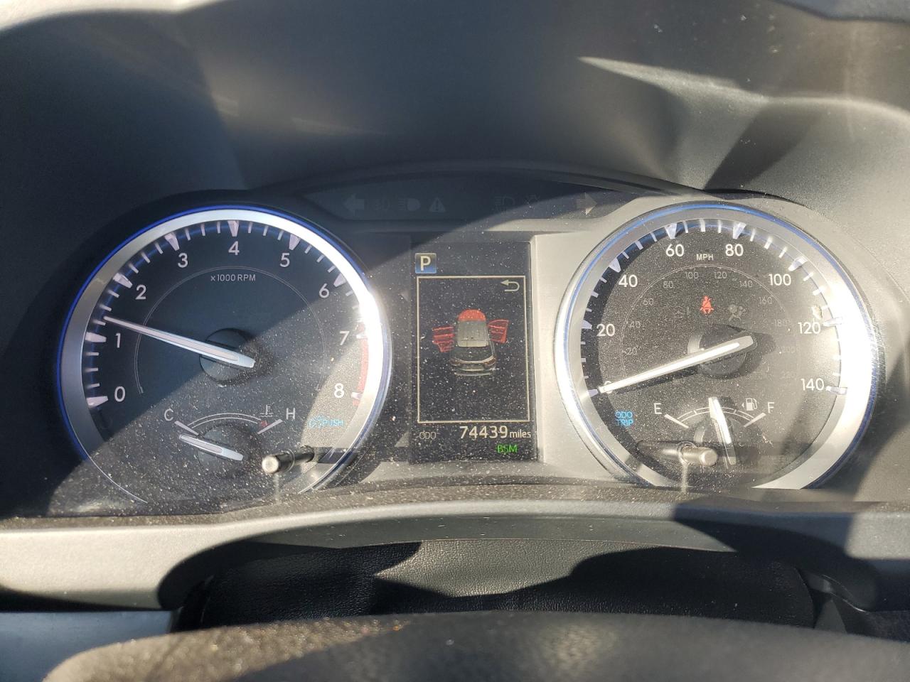 2019 Toyota Highlander VIN 5TDJZRFH7KS714509 Copart auction photo, side / front end damage thumbnail 9
