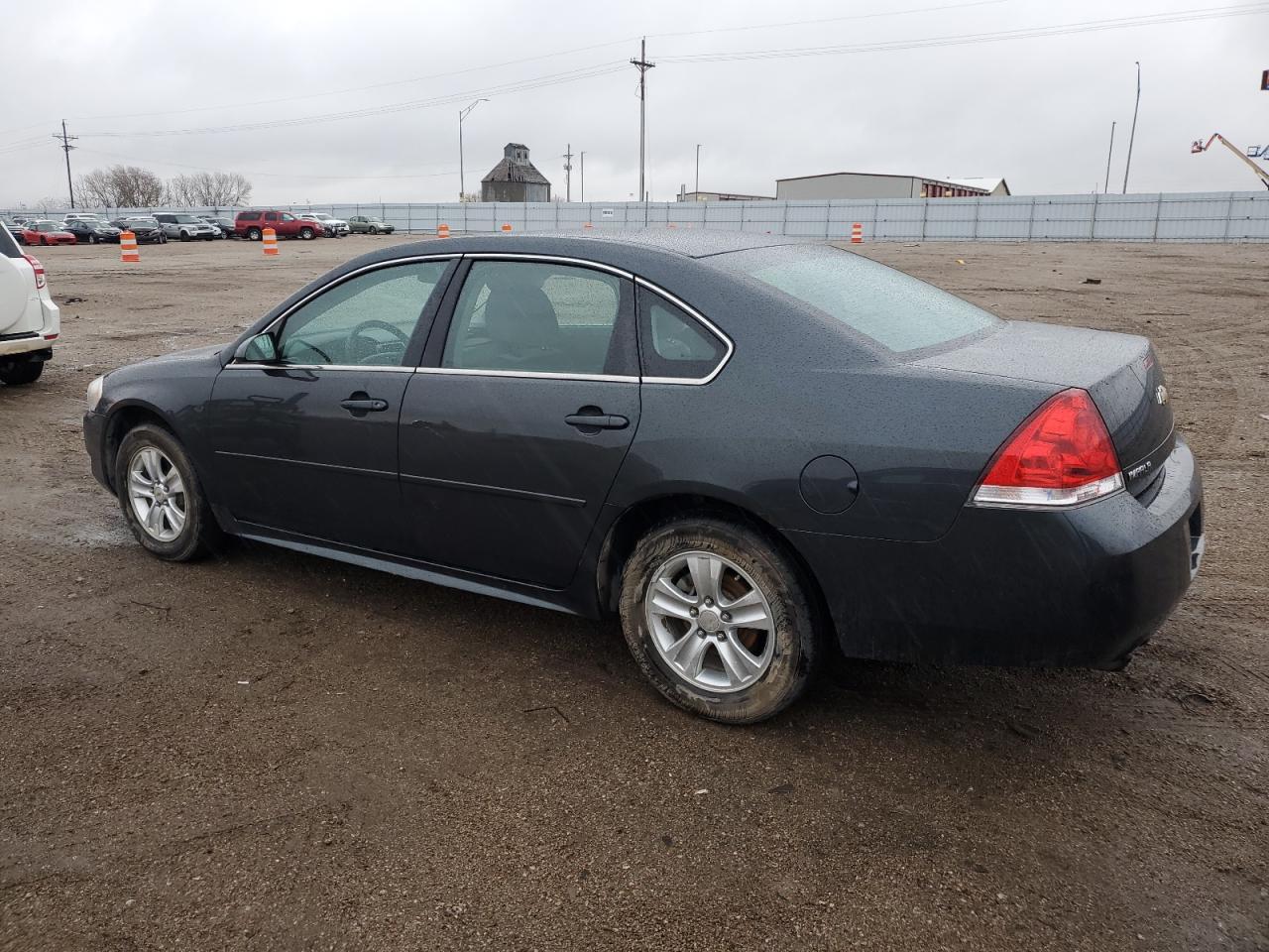 2013 Chevrolet Impala VIN 2G1WF5E35D1171001 Copart auction photo, front end / side damage thumbnail 2