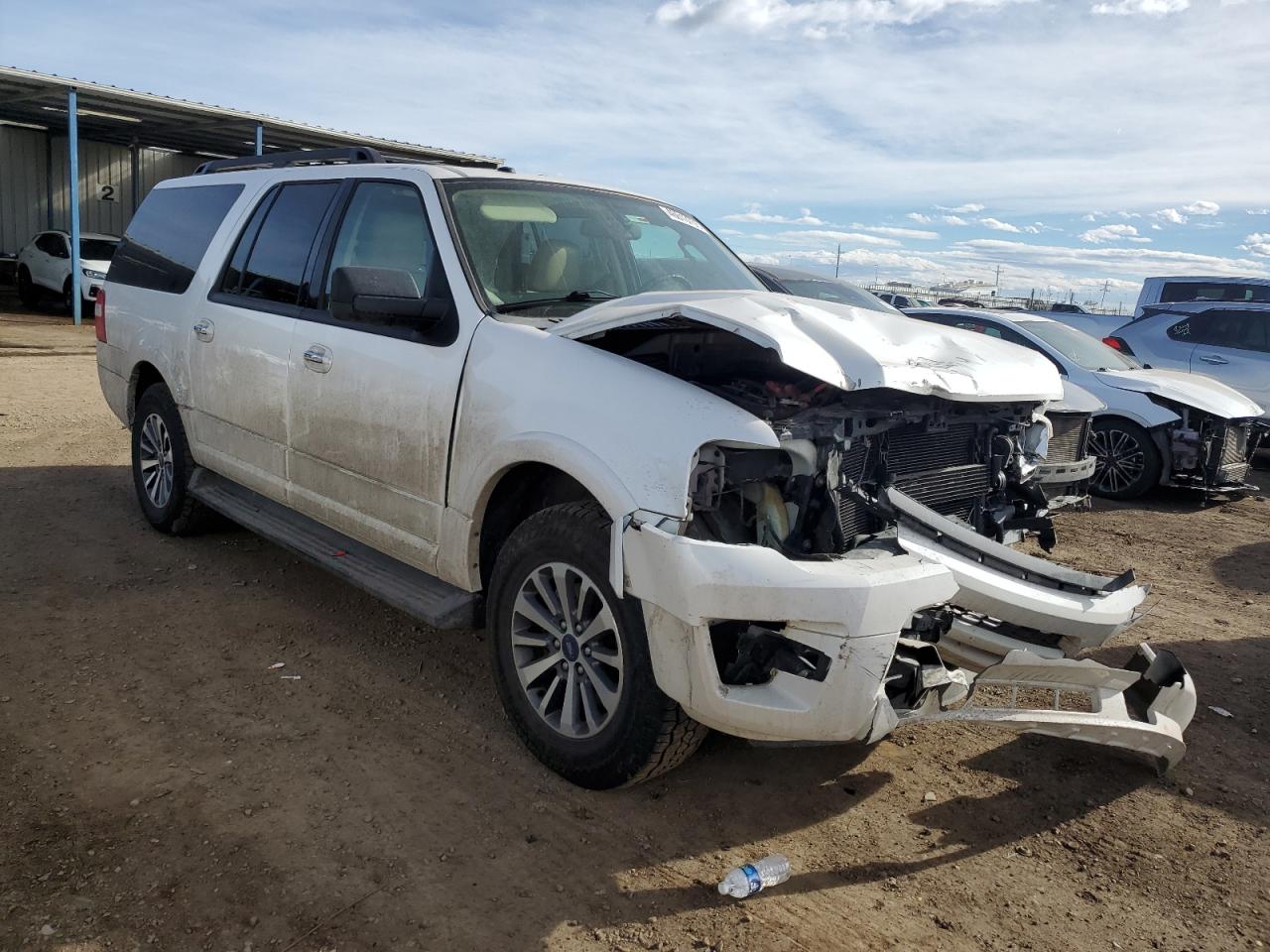 2017 Ford Expedition VIN 1FMJK1JT2HEA64015 Copart auction photo, front end / mechanical damage thumbnail 4