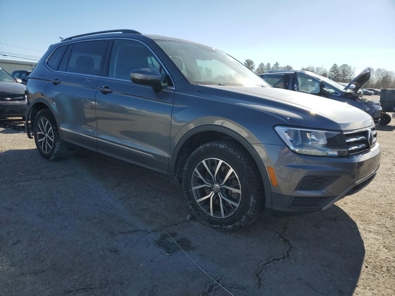 2020 Volkswagen Tiguan VIN 3VV2B7AX6LM002622 Copart auction photo, rear end / side damage thumbnail 4