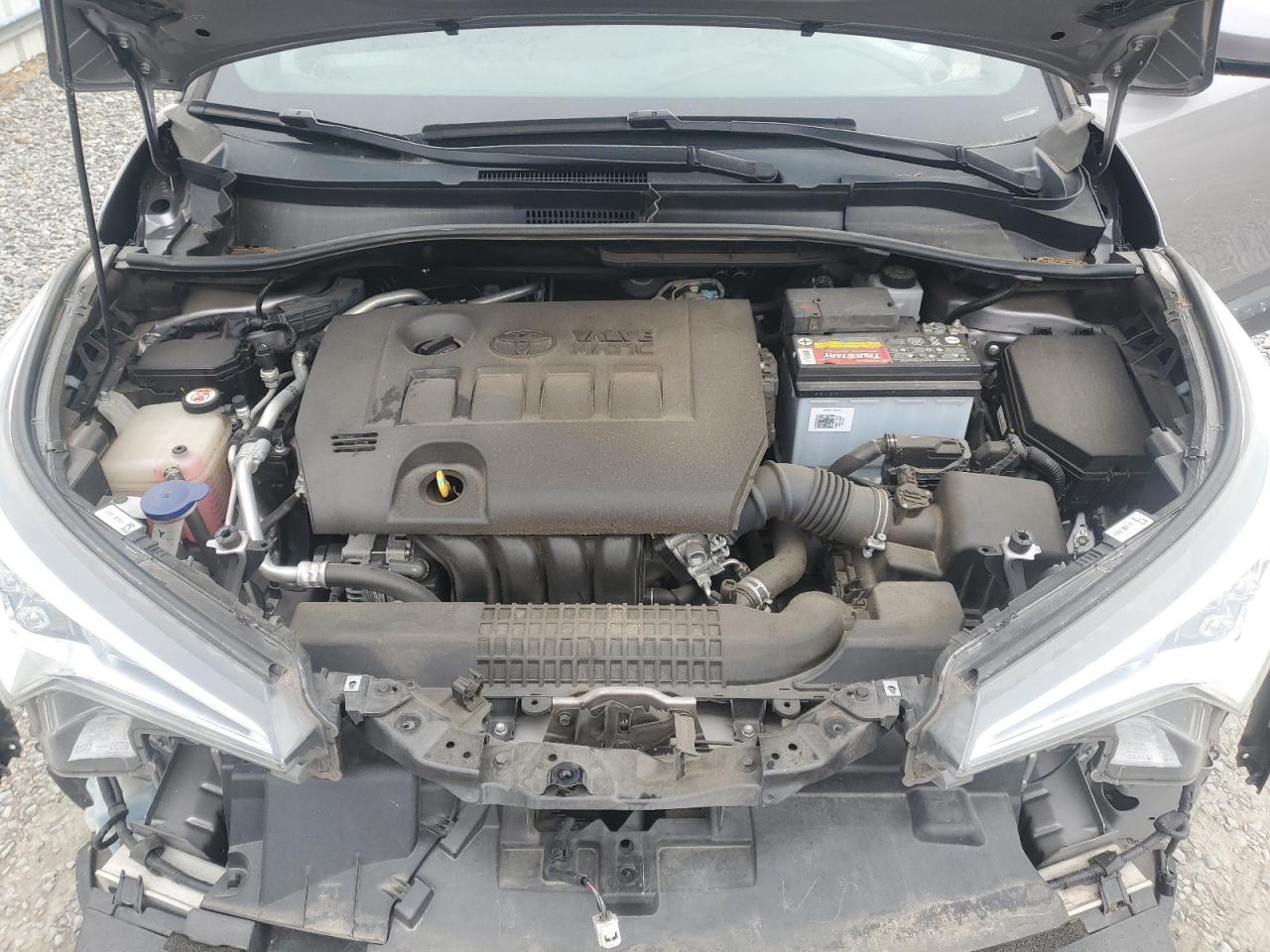 2019 Toyota C-HR VIN NMTKHMBX8KR092072 Copart auction photo, rear end / front end damage thumbnail 11