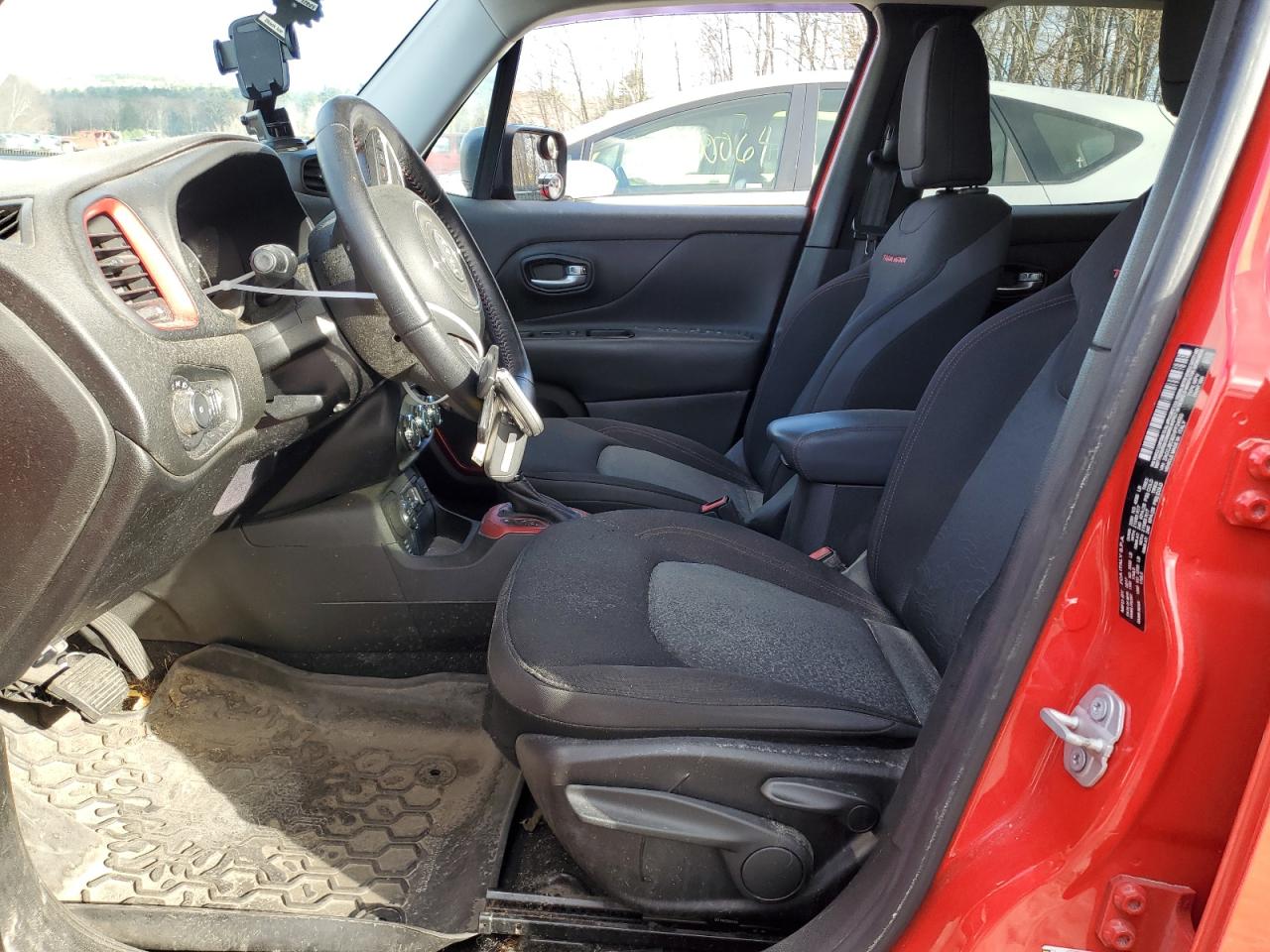 2017 Jeep Renegade VIN ZACCJBCB2HPF24503 Copart auction photo, front end / minor dent/scratches damage thumbnail 7