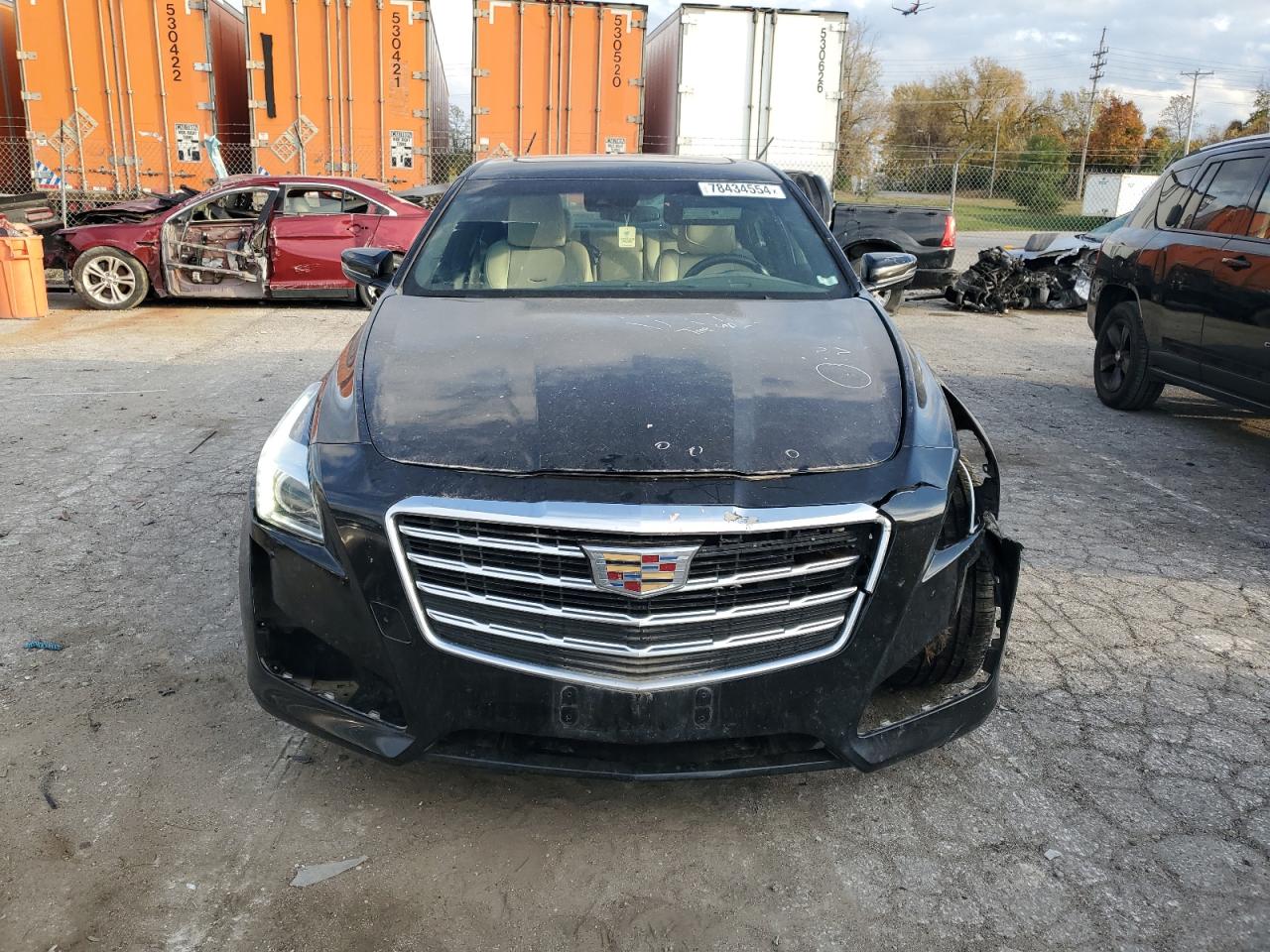 2019 Cadillac CTS VIN 1G6AX5SX5K0129266 Copart auction photo, front end damage thumbnail 5